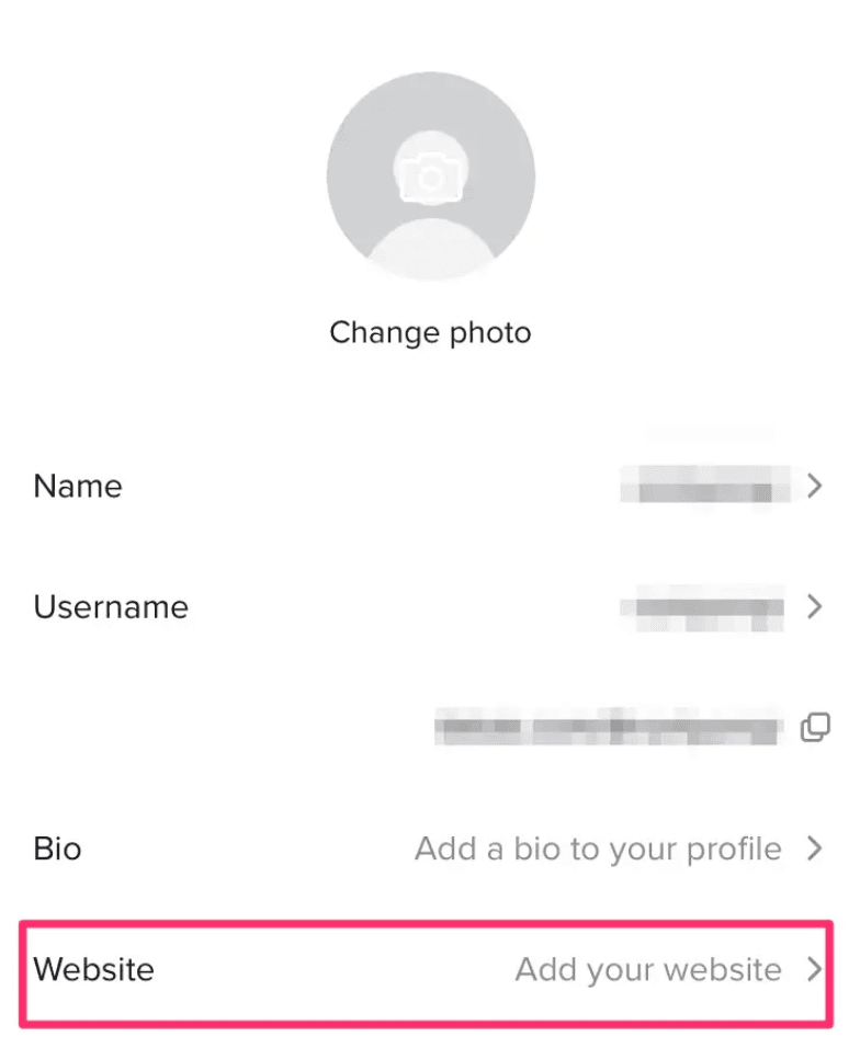 how to add link to tiktok bio