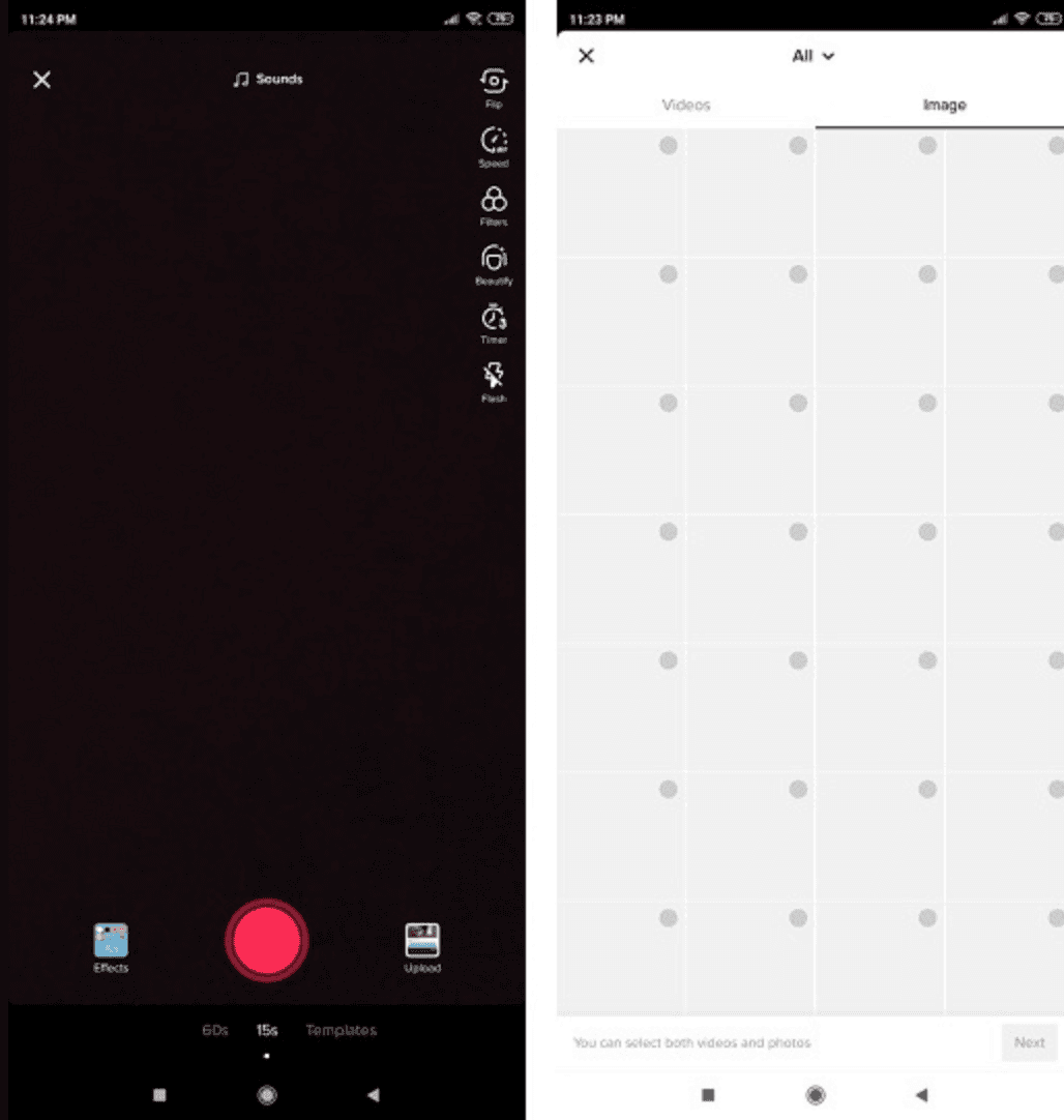 how to add pictures to tiktok