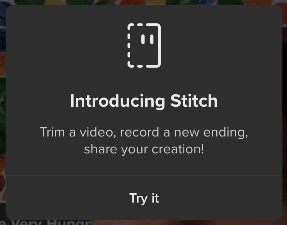 how to stitch a video on TikTok